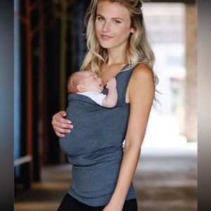 Lalabu soothe sleeveless top, grey, size S